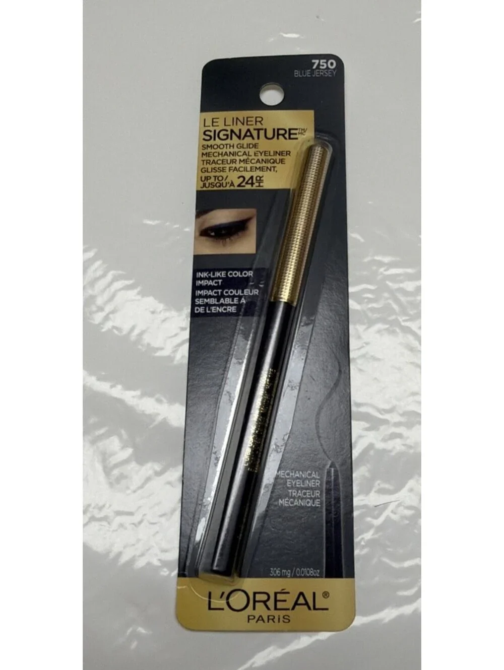 L'oreal Paris Le Liner Signature Mechanical Eyeliner Smooth Glide Blue Jersey